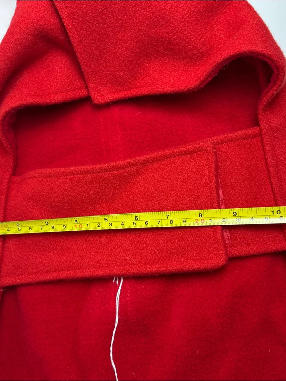 Pets Fashion by Cathy Dog Coat Size 16 Red Military Peacoat NWT Gold Buttons